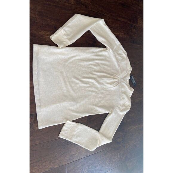 Polo Jeans Company beige long sleeve ruffle top - Picture 4 of 4
